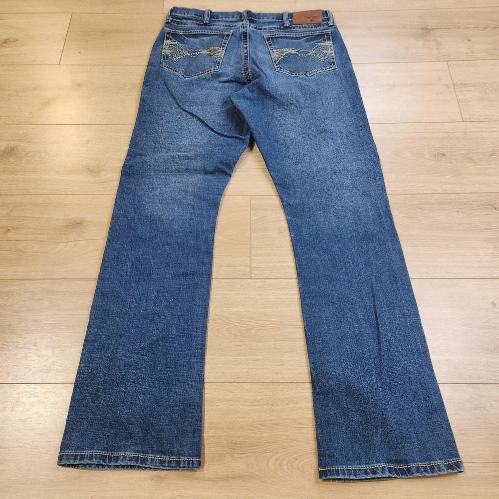 Wrangler 20X Vintage Boot Jeans Mens 33x32 Blue Medium Wash Bootcut Denim